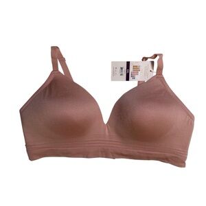 Natural lift bra wire free sewn in pads flexible fit adjustable straps size XXL